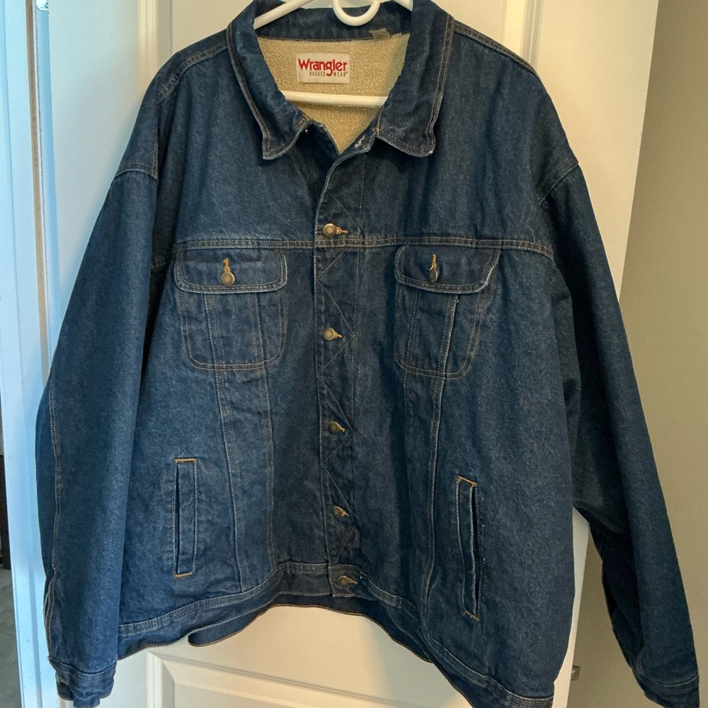 Wrangler Sherpa Lined Denim Jacket